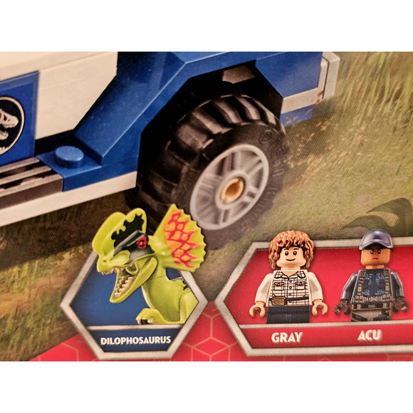 DILOPHOSUARUS AMBUSH Jurassic World LEGO Set #75916 NEW Sealed RETIRED Unopened - Picture 6 of 16